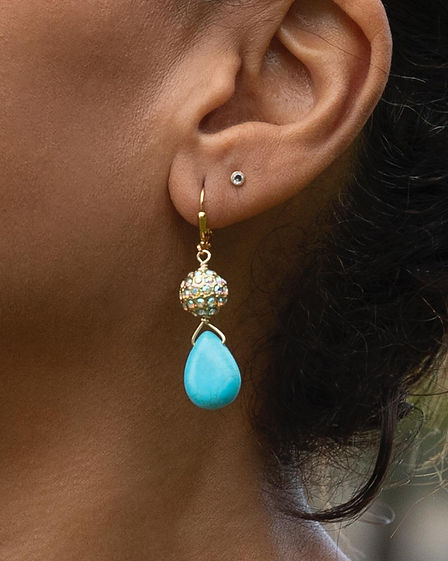 Luxe Turquoise Earrings