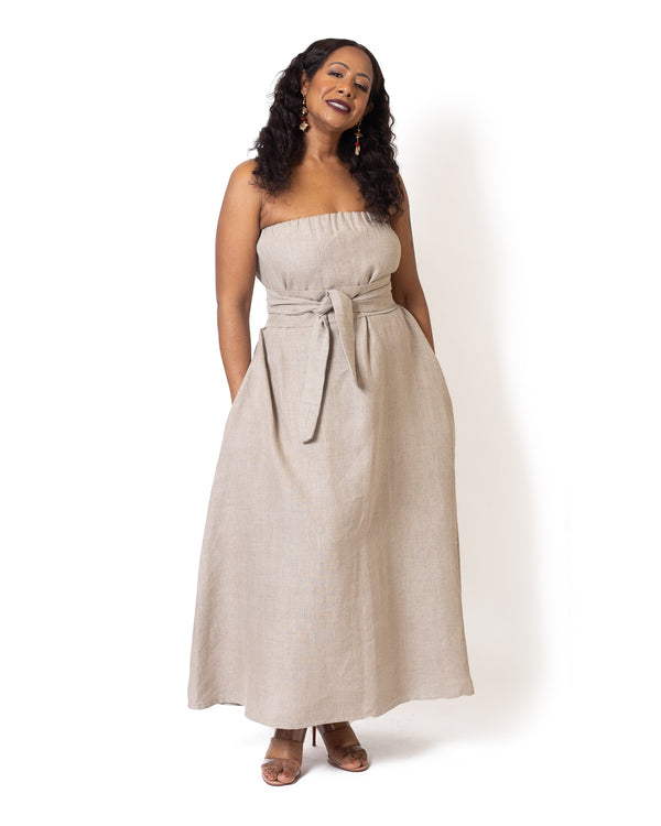 Nancy linen dress