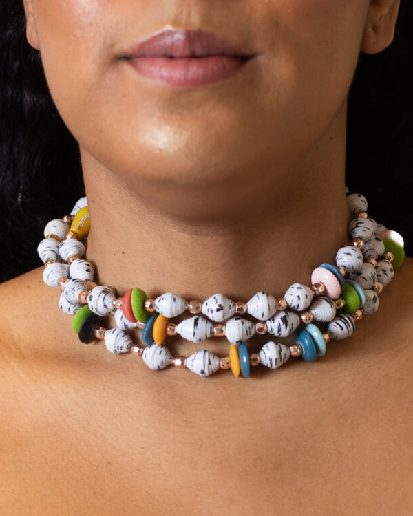 Happy Life Colorful Necklace