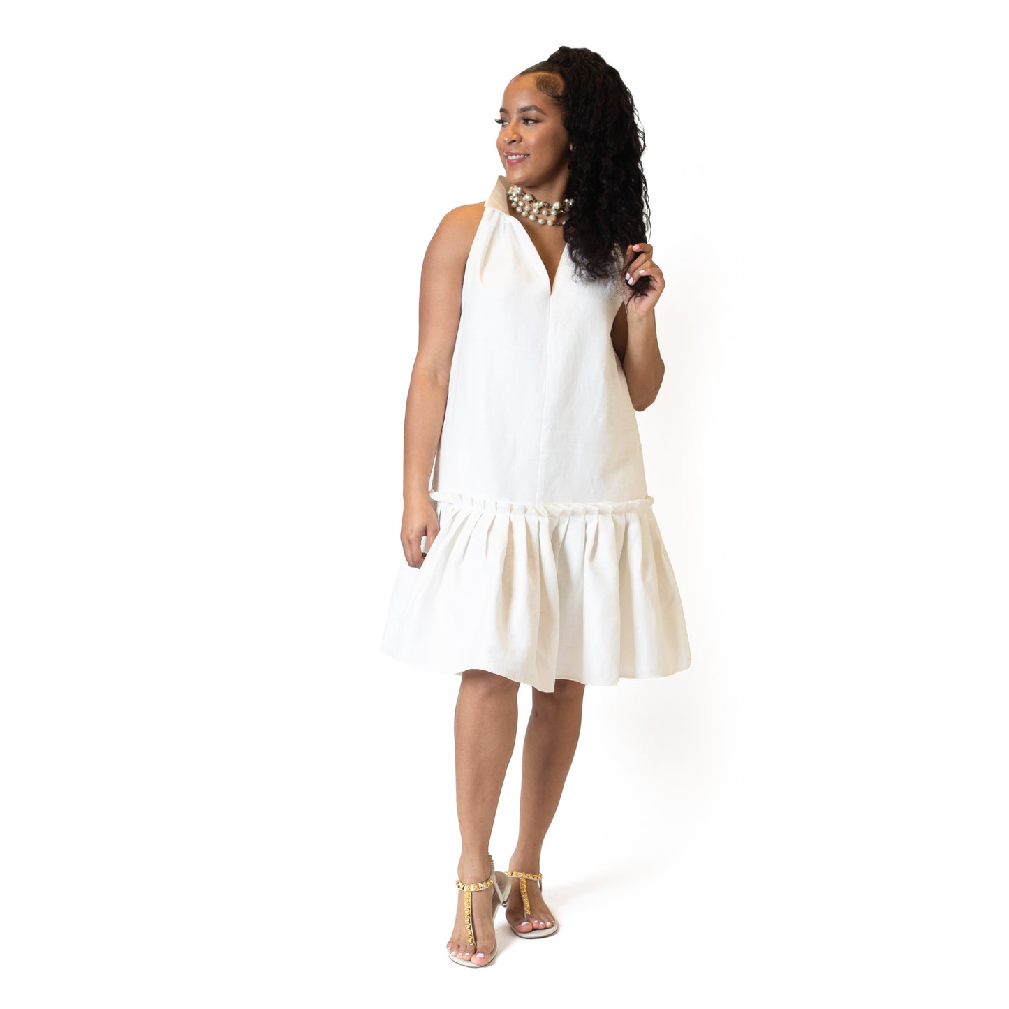 Rachelle Linen Dress