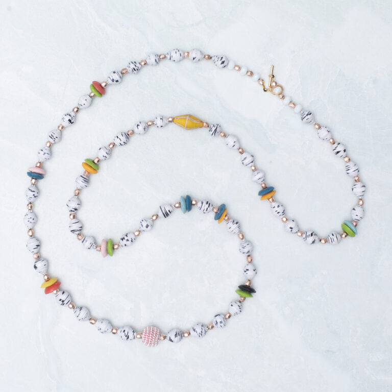 Happy Life Colorful Necklace
