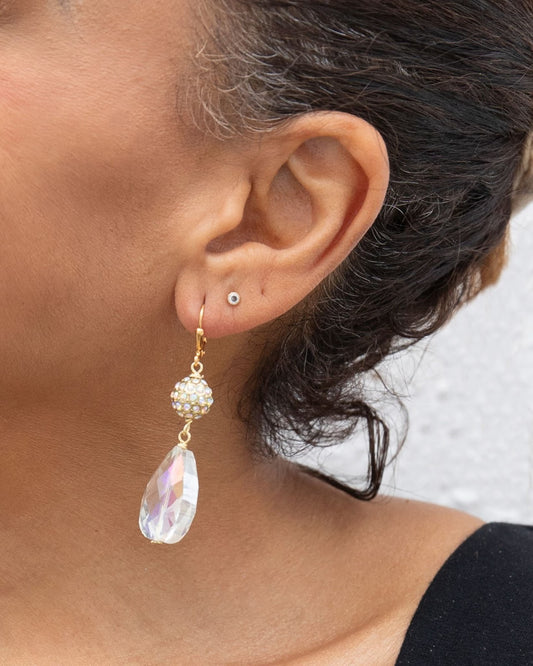 Crystal gala earrings