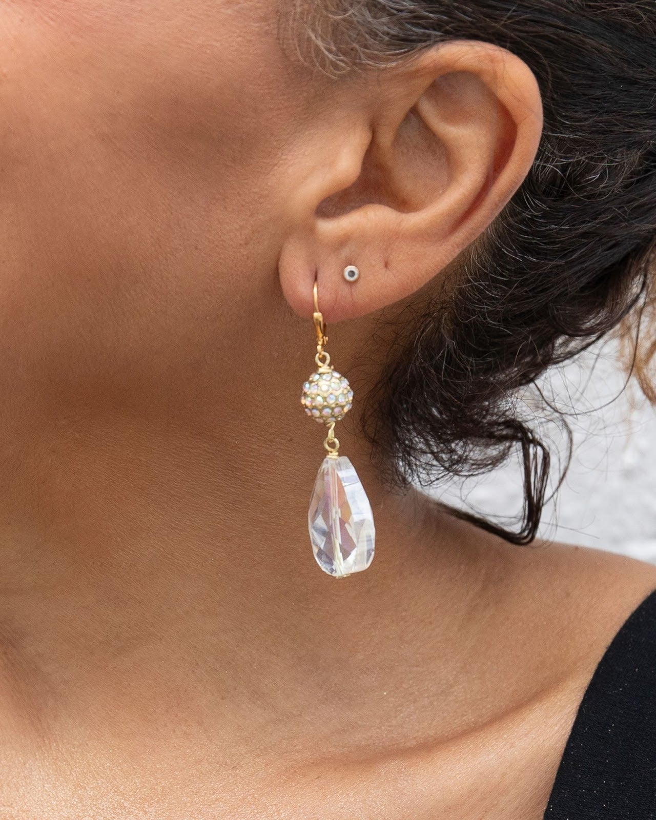 Crystal gala earrings