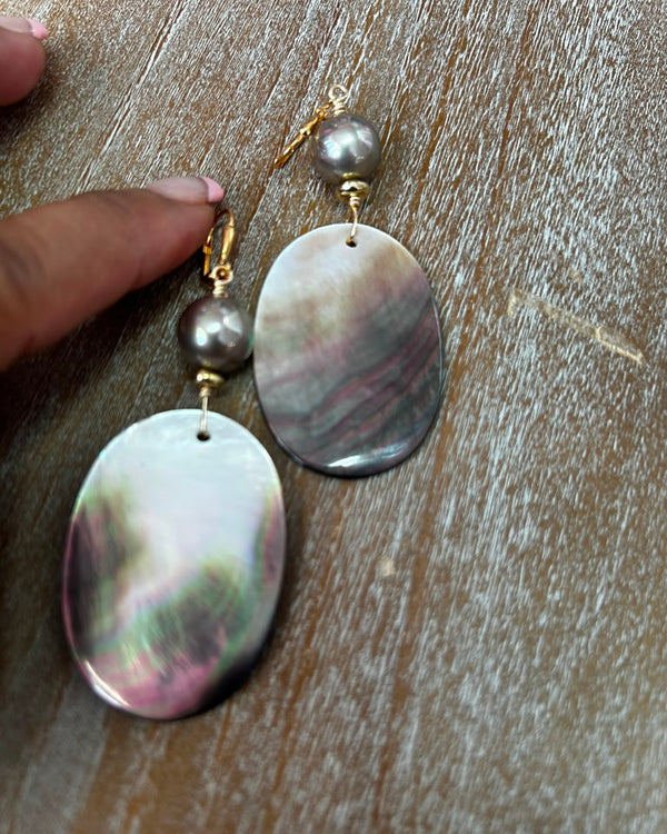 Dreamy Mother of Pearl Earrings